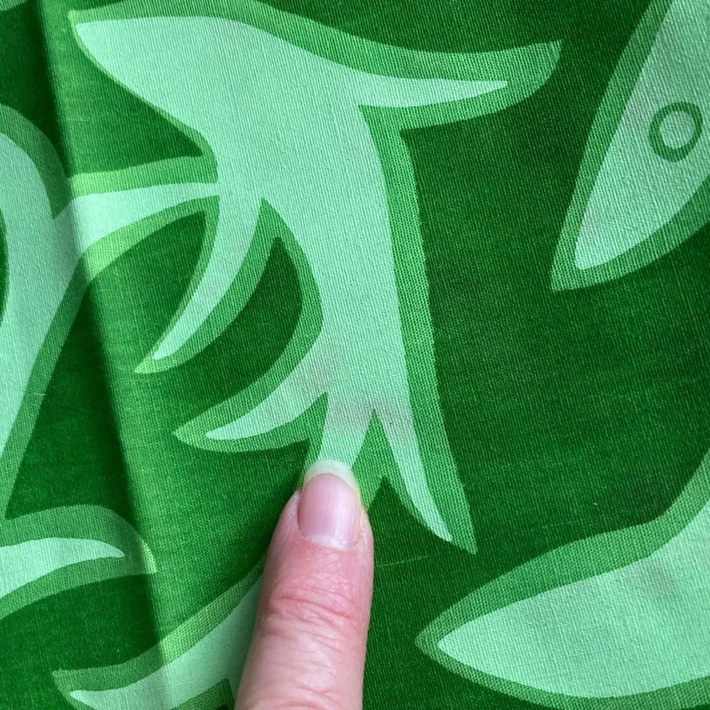 VTG 60-70s Patterned Wide Leg Pants - Picture 8 of 12